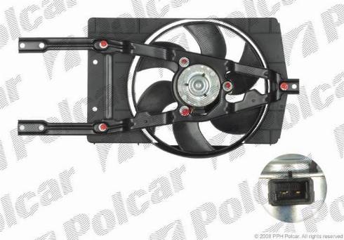 Polcar 300123W4 - Вентилятор, охолодження двигуна autozip.com.ua
