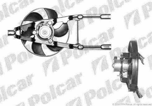 Polcar 300123W2 - Вентилятор, охолодження двигуна autozip.com.ua