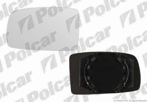 Polcar 3003544M - Дзеркальне скло, зовнішнє дзеркало autozip.com.ua