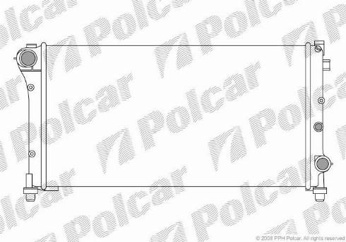 Polcar 300308-2 - Радіатор, охолодження двигуна autozip.com.ua