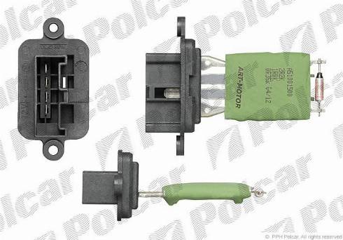 Polcar 3002KST3X - Опір, реле, вентилятор салону autozip.com.ua