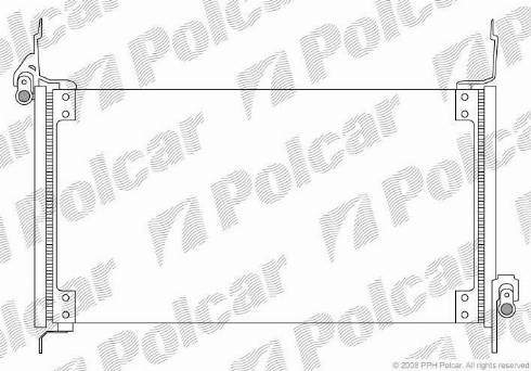 Polcar 3018K85X - Конденсатор, кондиціонер autozip.com.ua