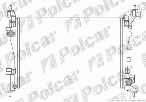 Polcar 302408-3 - Радіатор, охолодження двигуна autozip.com.ua