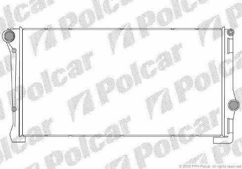 Polcar 3023083X - Радіатор, охолодження двигуна autozip.com.ua