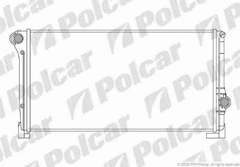 Polcar 302308-3 - Радіатор, охолодження двигуна autozip.com.ua