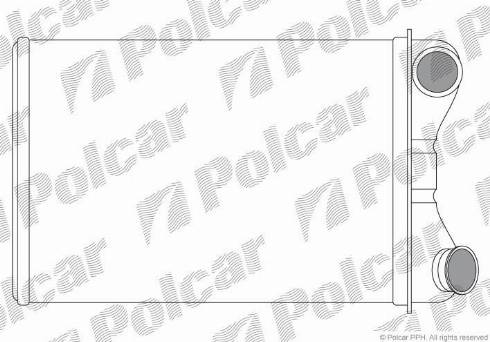 Polcar 3022N8-2 - Теплообмінник, опалення салону autozip.com.ua