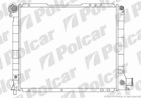 Polcar 3027086X - Вентилятор, охолодження двигуна autozip.com.ua