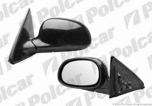 Polcar 3808521M - Зовнішнє дзеркало autozip.com.ua
