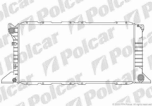 Polcar 324608-4 - Радіатор, охолодження двигуна autozip.com.ua