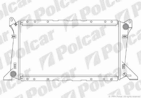 Polcar 324608A0 - Радіатор, охолодження двигуна autozip.com.ua