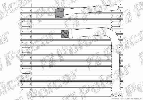 Polcar 3246P8-1 - Випарник, кондиціонер autozip.com.ua