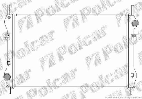 Polcar 324708-1 - Радіатор, охолодження двигуна autozip.com.ua