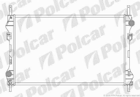 Polcar 324708A1 - Радіатор, охолодження двигуна autozip.com.ua