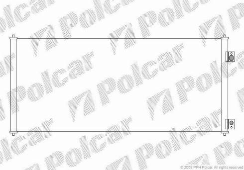 Polcar 3247K8C1S - Конденсатор, кондиціонер autozip.com.ua