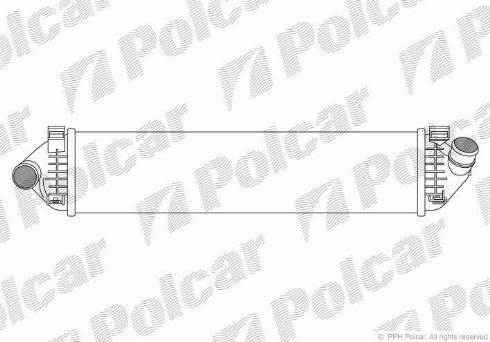 Polcar 3205J81X - Интеркулер autozip.com.ua