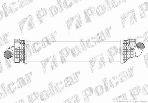 Polcar 3205J8-1 - Интеркулер autozip.com.ua