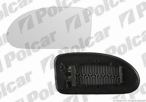 Polcar 3201544M - Дзеркальне скло, зовнішнє дзеркало autozip.com.ua