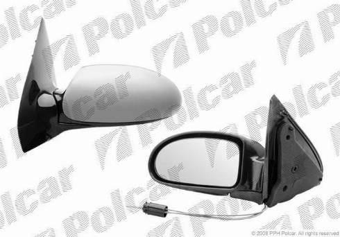 Polcar 3201512M - Зовнішнє дзеркало autozip.com.ua