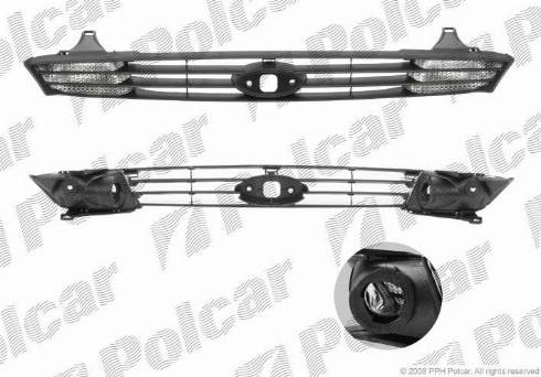 Polcar 320105-5 - Решітка радіатора autozip.com.ua