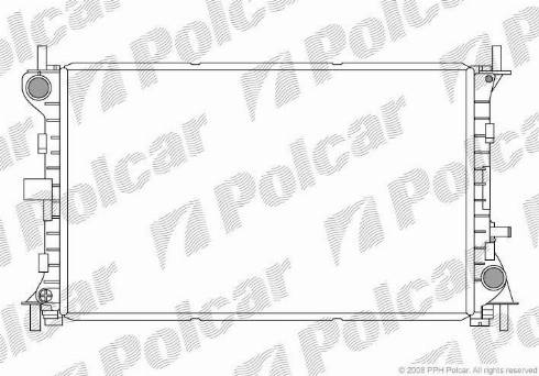 Polcar 3201084X - Радіатор, охолодження двигуна autozip.com.ua