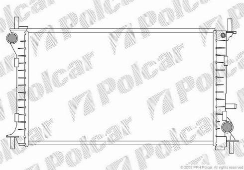 Polcar 3201082X - Радіатор, охолодження двигуна autozip.com.ua
