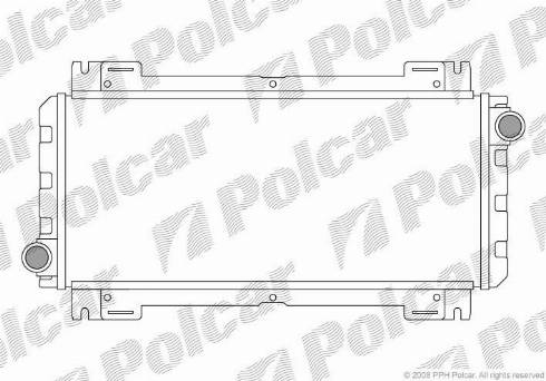 Polcar 320808-1 - Радіатор, охолодження двигуна autozip.com.ua