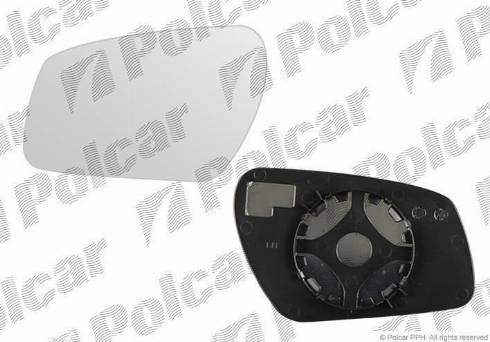 Polcar 3202545M - Дзеркальне скло, зовнішнє дзеркало autozip.com.ua