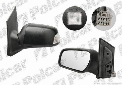 Polcar 3202529M - Зовнішнє дзеркало autozip.com.ua