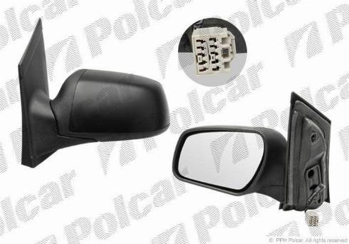 Polcar 3202515M - Зовнішнє дзеркало autozip.com.ua