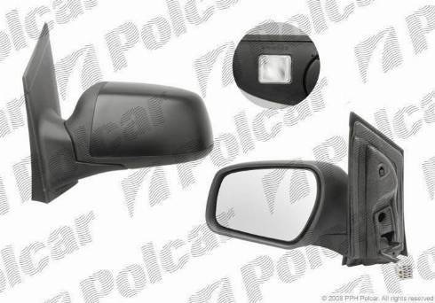 Polcar 3202516E - Зовнішнє дзеркало autozip.com.ua