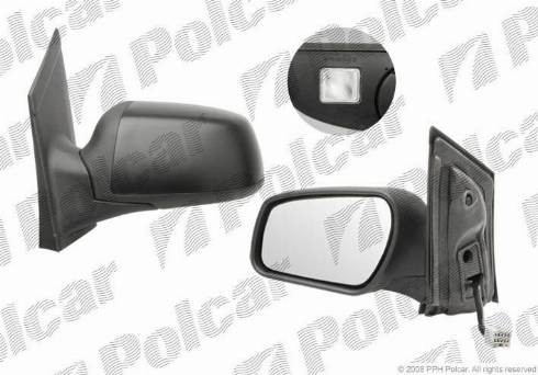 Polcar 3202517M - Зовнішнє дзеркало autozip.com.ua