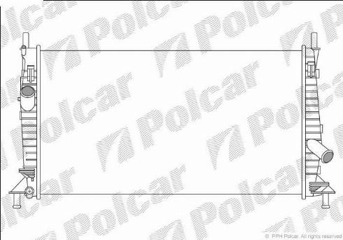 Polcar 3202081K - Радіатор, охолодження двигуна autozip.com.ua