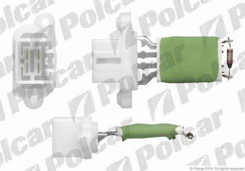 Polcar 3202KST2X - Опір, реле, вентилятор салону autozip.com.ua