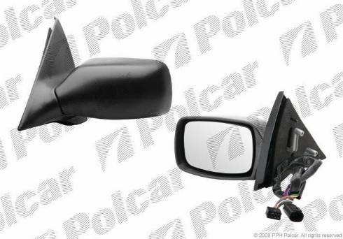 Polcar 3207514M - Зовнішнє дзеркало autozip.com.ua