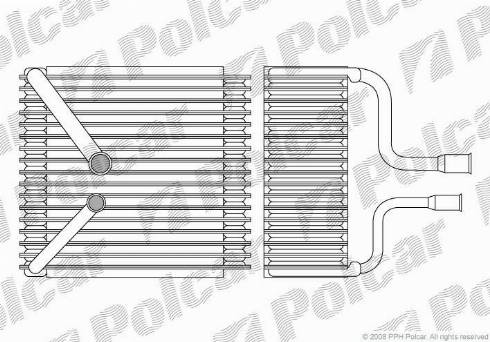 Polcar 3216P8-1 - Випарник, кондиціонер autozip.com.ua