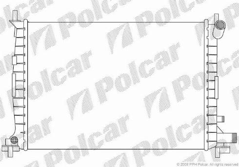 Polcar 3210085X - Радіатор, охолодження двигуна autozip.com.ua