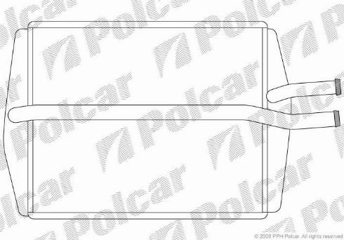 Polcar 3210N81X - Теплообмінник, опалення салону autozip.com.ua