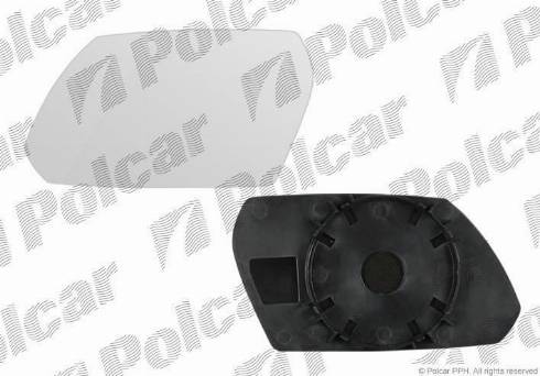 Polcar 3218557M - Дзеркальне скло, зовнішнє дзеркало autozip.com.ua