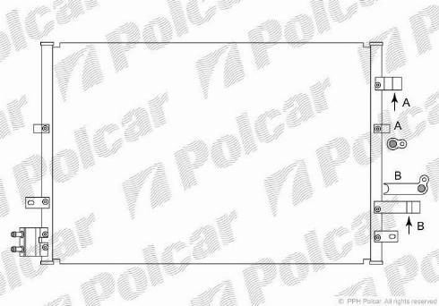 Polcar 3218K83X - Конденсатор, кондиціонер autozip.com.ua