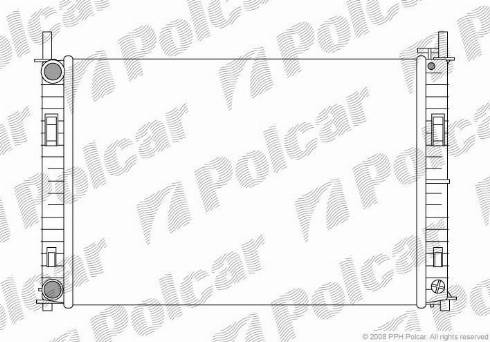 Polcar 3212083X - Радіатор, охолодження двигуна autozip.com.ua