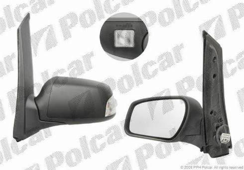 Polcar 3235516M - Зовнішнє дзеркало autozip.com.ua