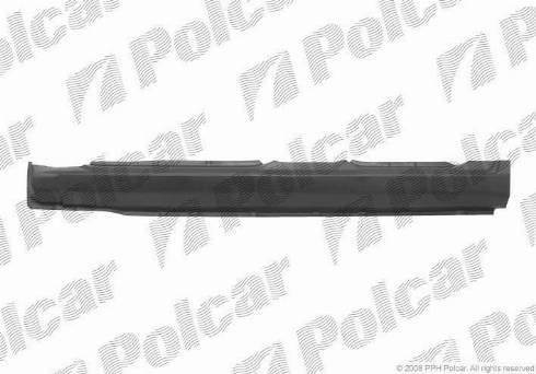 Polcar 291242 - Підніжка, накладка порога autozip.com.ua