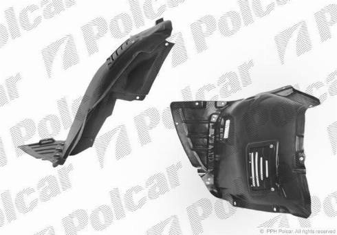 Polcar 2040FL-1 - Обшивка, колісна ніша autozip.com.ua