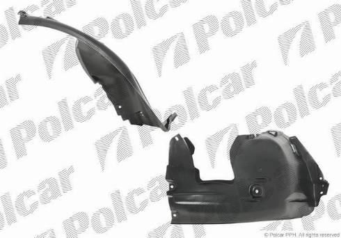 Polcar 2041FL-2 - Обшивка, колісна ніша autozip.com.ua