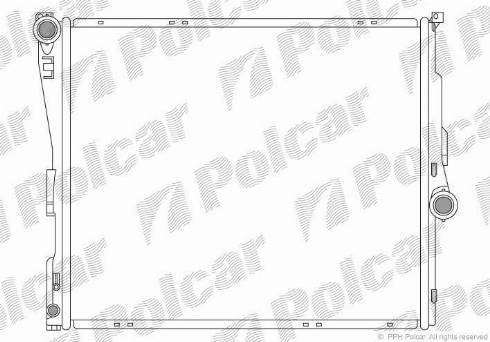 Polcar 205508-2 - Радіатор, охолодження двигуна autozip.com.ua