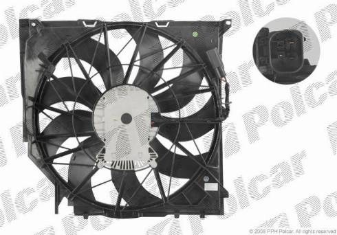 Polcar 205523W3 - Вентилятор, охолодження двигуна autozip.com.ua