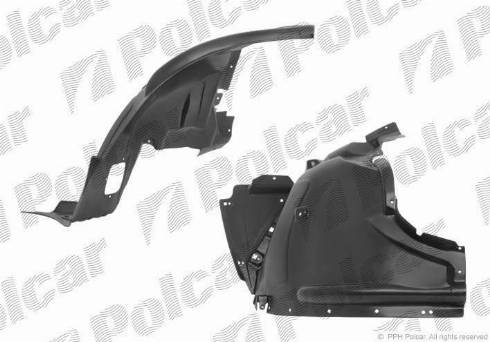 Polcar 2051FL-1 - Обшивка, колісна ніша autozip.com.ua