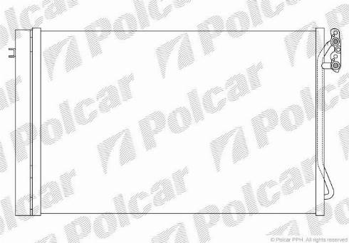 Polcar 2001K81X - Конденсатор, кондиціонер autozip.com.ua