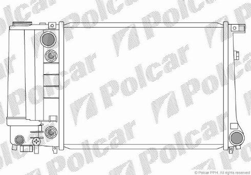 Polcar 2014082X - Радіатор, охолодження двигуна autozip.com.ua