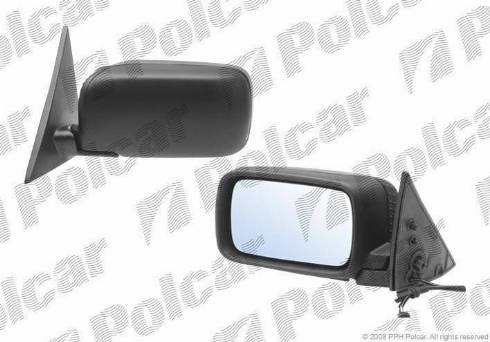 Polcar 2015514M - Зовнішнє дзеркало autozip.com.ua
